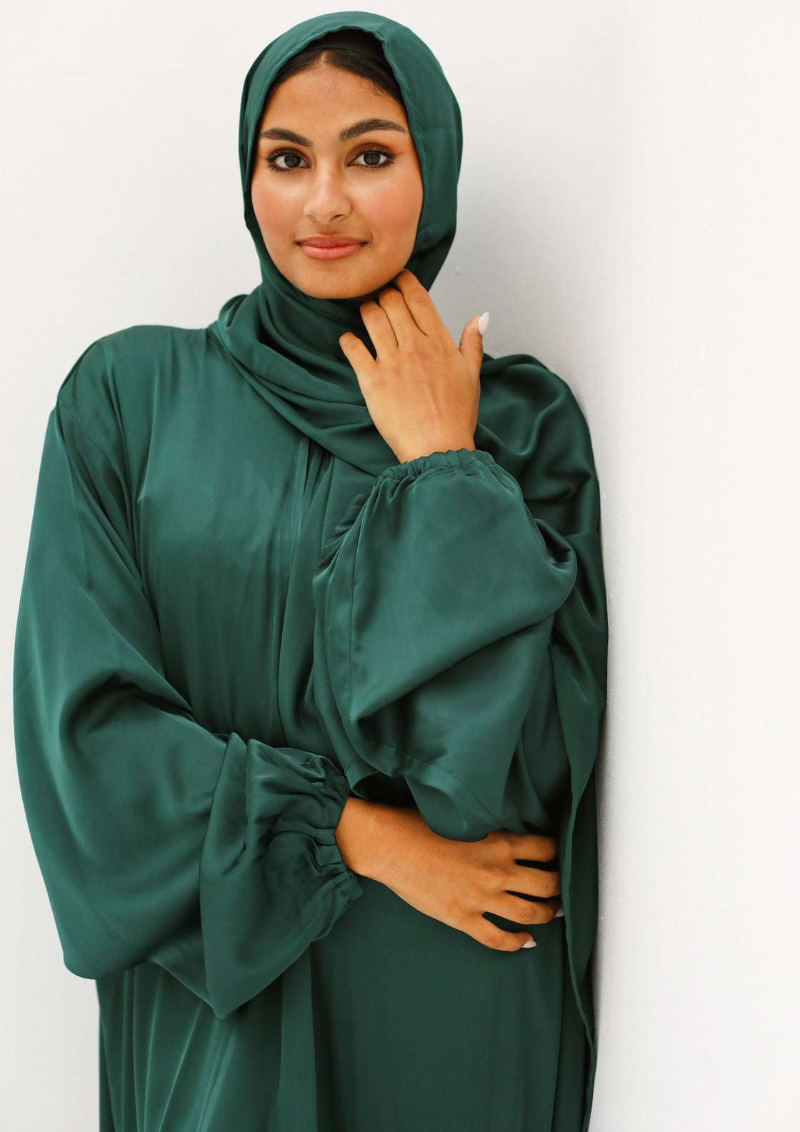 Plain Emerald Green Prayer Dress