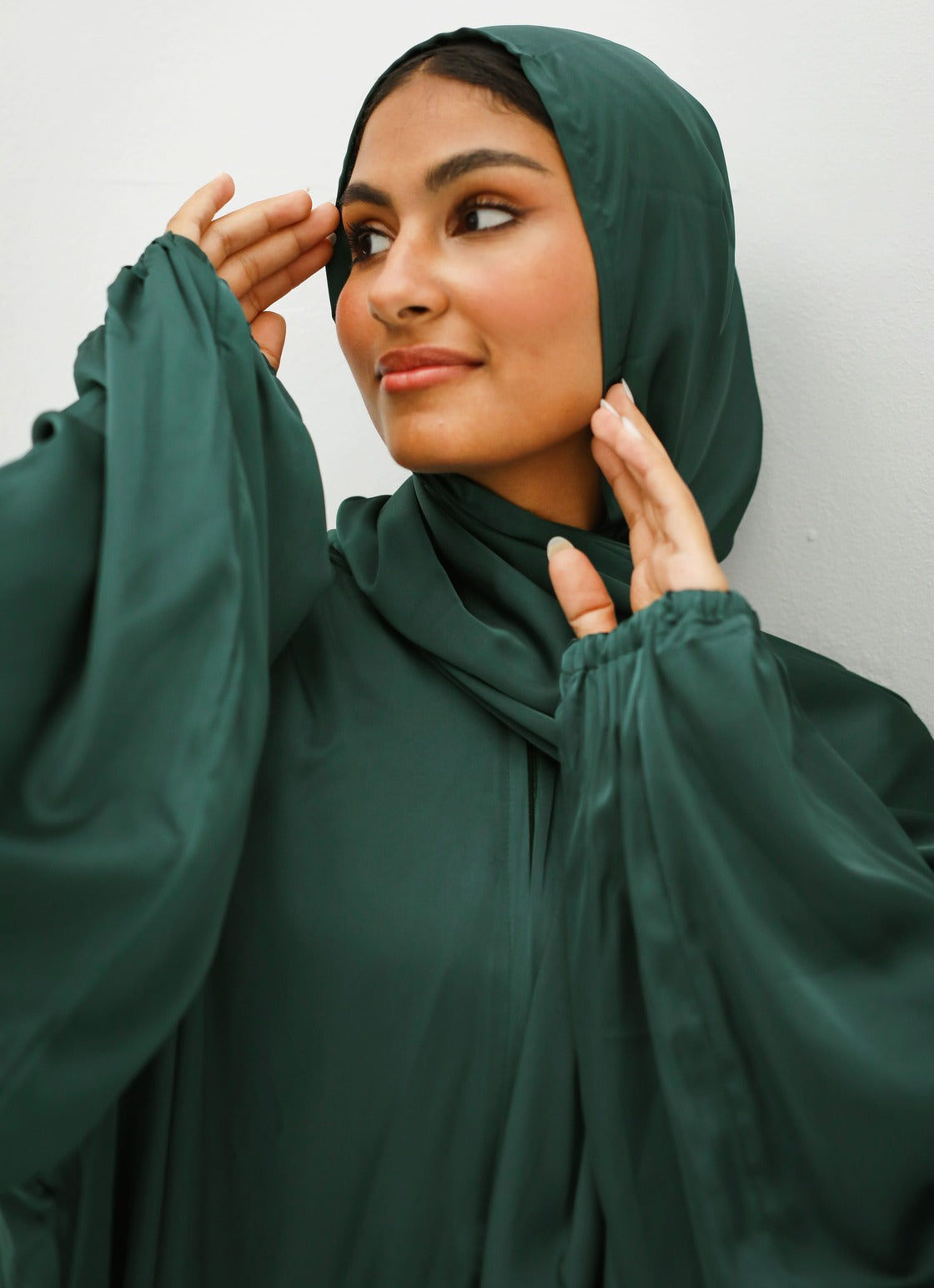 Plain Emerald Green Prayer Dress