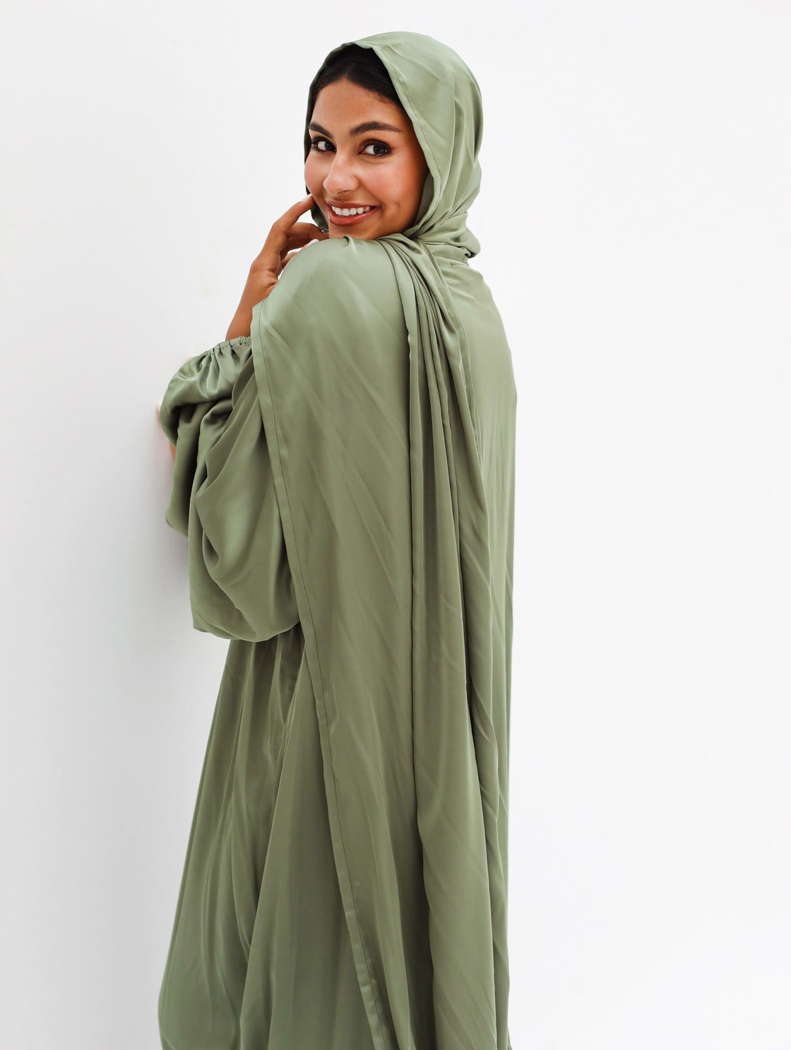 Plain Olive Green Prayer Dress